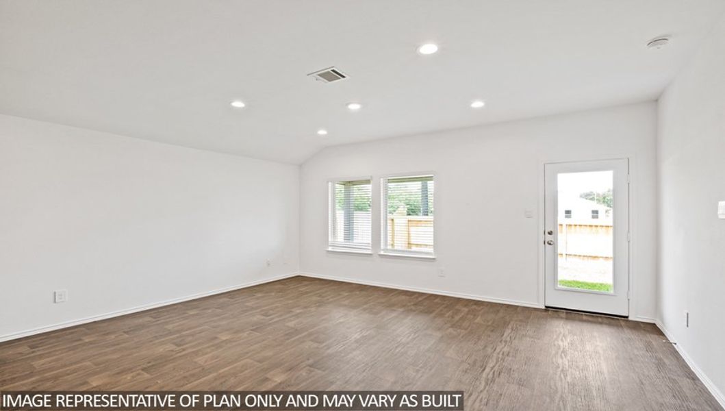 Representative unfurnished interior of a home built from the Harris by D.R. Horton in Grand Pines, Magnolia (Image 12).