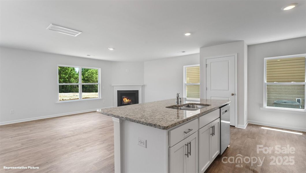 Furnished interior view inside a new home in The Hamptons at Hickory, Hickory (Image 6).