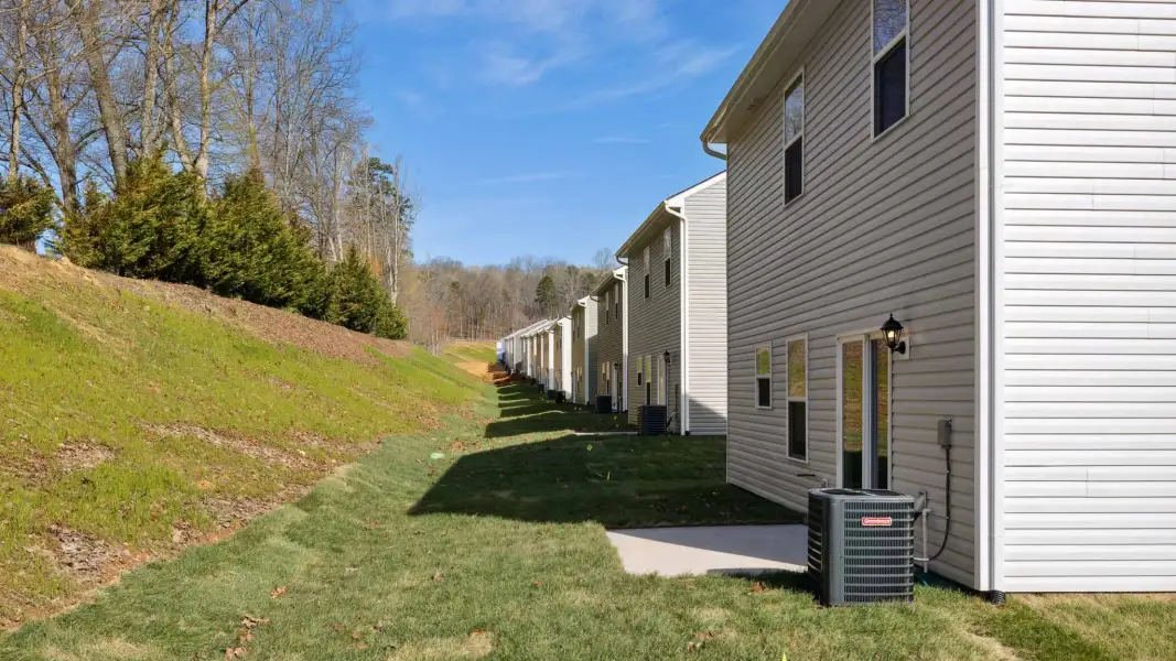 Exterior details and patio area of a home in Keebler Meadows, Johnson City (Image 3).