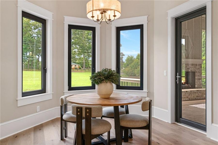Furnished interior view inside a new home in , Canton (Image 43).