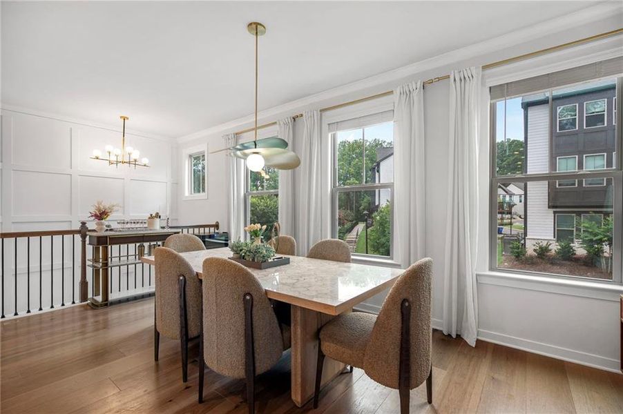 Furnished interior view inside a new home in Parkside at Mason Mill, Decatur (Image 16).
