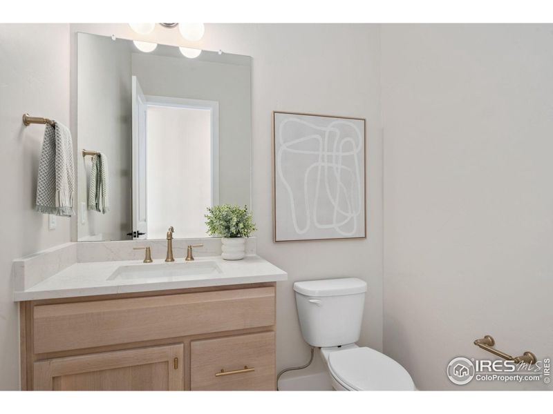 1/2 Bath off Kitchen