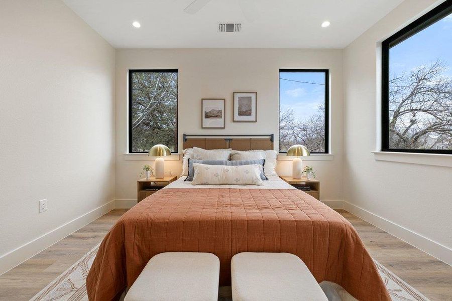 Furnished interior view inside a new home in , Austin (Image 29).