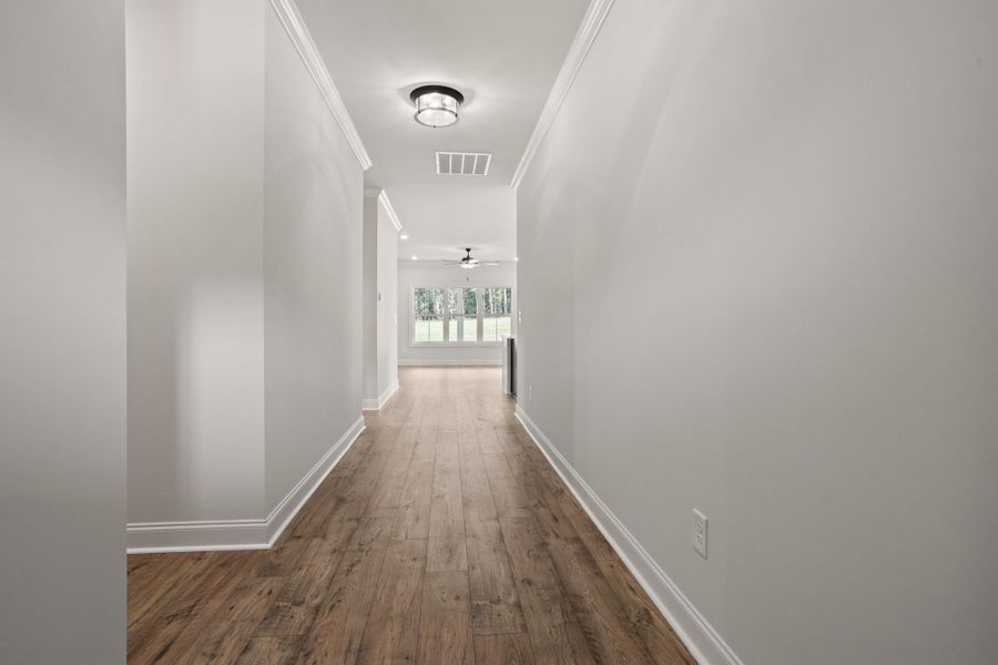 Spacious, unfurnished interior of a new home in Cherokee Knoll, Williamston (Image 11).