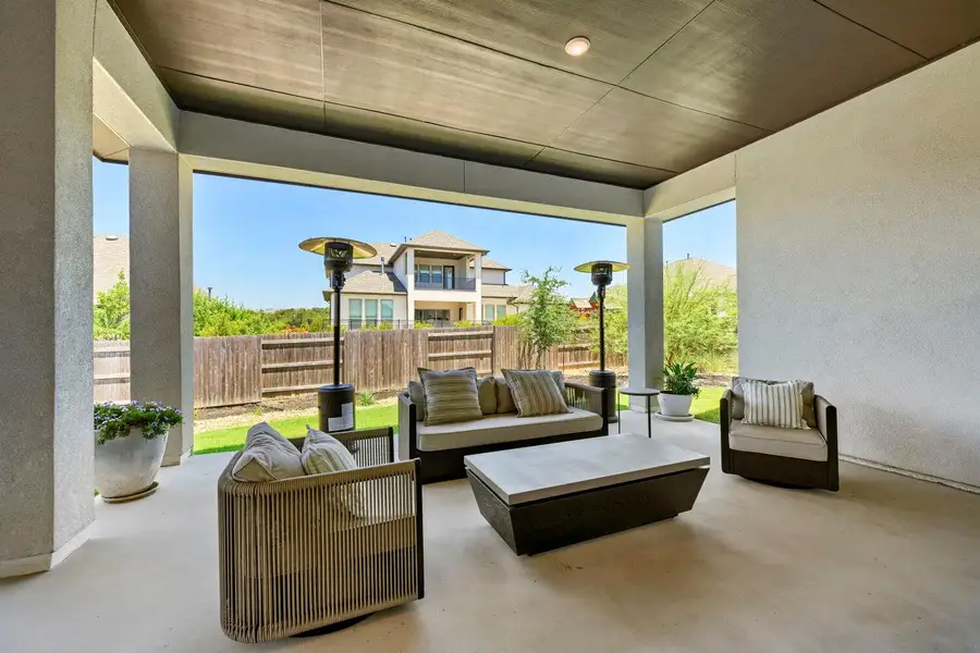 Exterior details and patio area of a home in , Dripping Springs (Image 3).