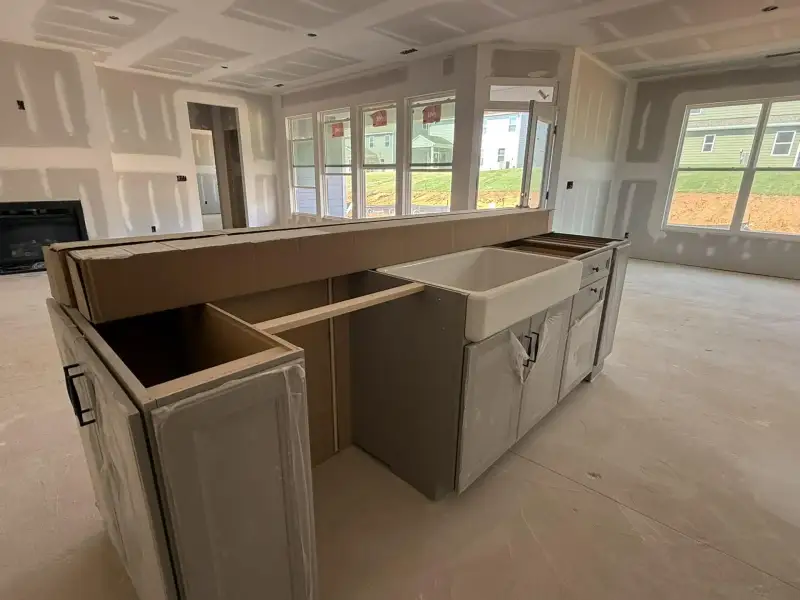 In-progress construction of a new home in Carrington, Stanley, NC (Image 8).