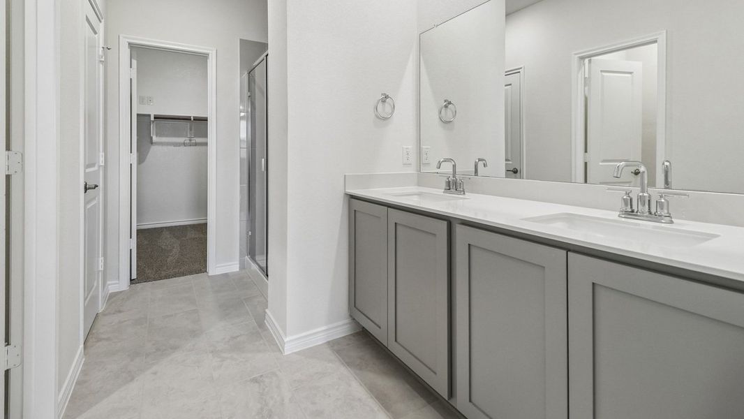 Furnished interior view inside a new home in Silverado, Aubrey (Image 4).