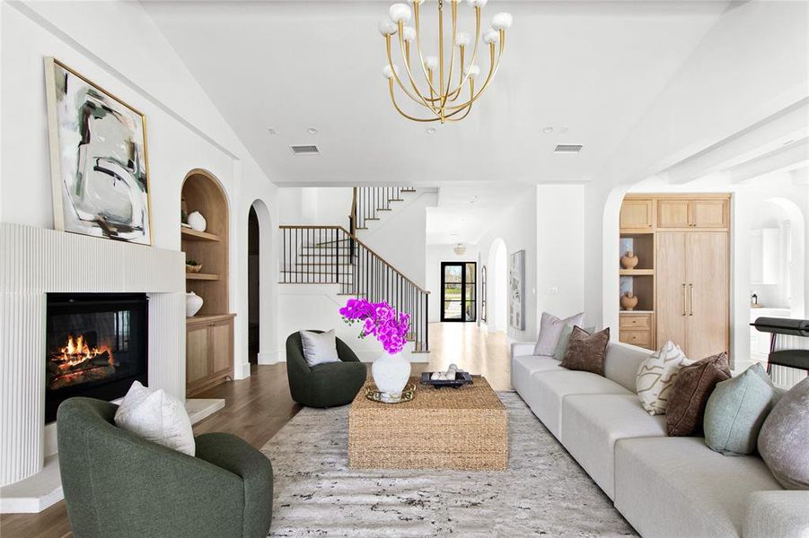 Furnished interior view inside a new home in , Dallas (Image 12).