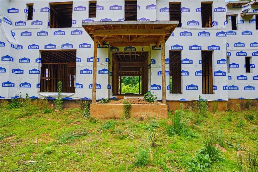 In-progress construction of a new home in , Sandy Springs, GA (Image 5).