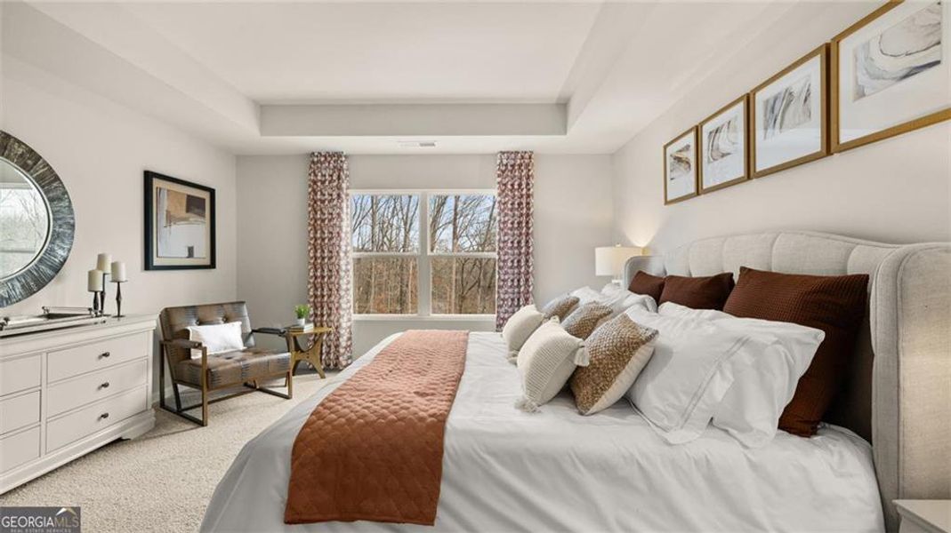 Furnished interior view inside a new home in Echo Glen, Stockbridge (Image 32).