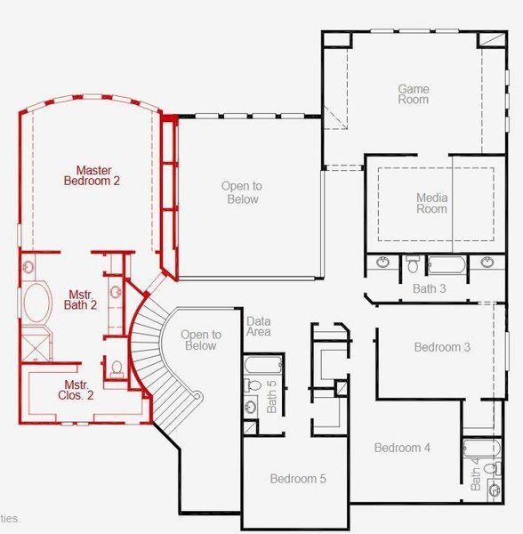 2D floor plan layout of this home in Harvest Green, Richmond, TX (Image 3). 2D floor plan layout of this home in Harvest Green, Richmond, TX (Image 3).