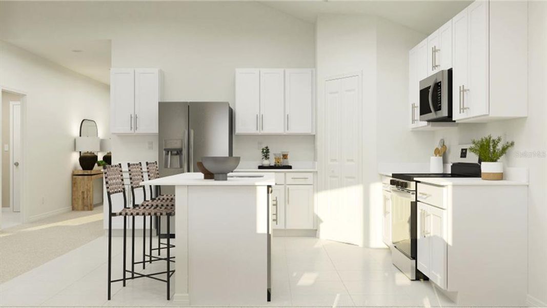Furnished interior view inside a new home in , Eustis (Image 9).