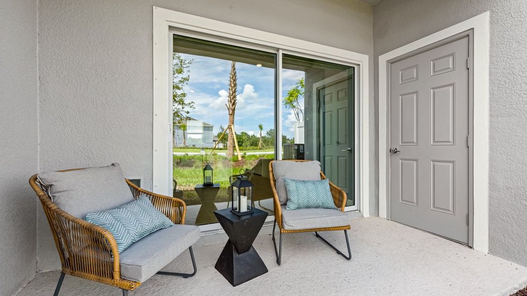 Representative furnished interior of a home built from the Hazel by Taylor Morrison in The Towns at Firethorn, Parrish (Image 15).