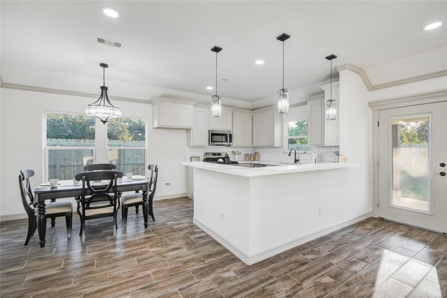 Furnished interior view inside a new home in , Lake Jackson (Image 29). Furnished interior view inside a new home in , Lake Jackson (Image 29).