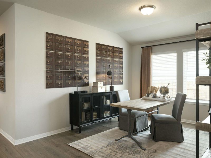 Photo is not of the actual home, but is an inspirational photo of builder’s model home and may depict options, furnishings, and/or decorator features that are not included