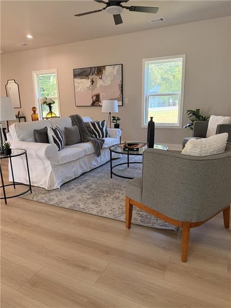 Furnished interior view inside a new home in , Woodstock (Image 9). Furnished interior view inside a new home in , Woodstock (Image 9).