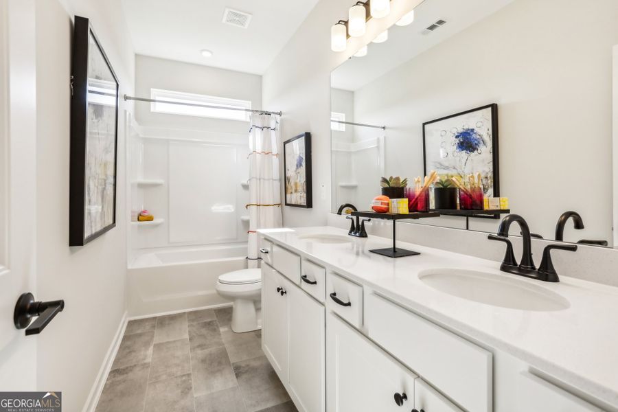 Furnished interior view inside a new home in Maddox Station, Eatonton (Image 25).