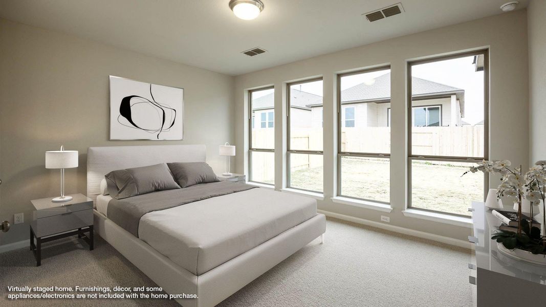 Furnished interior view inside a new home in Lariat 45', Liberty Hill (Image 5). Furnished interior view inside a new home in Lariat 45', Liberty Hill (Image 5).