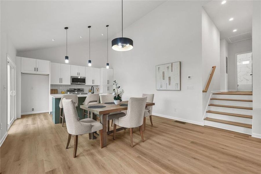 Furnished interior view inside a new home in , Atlanta (Image 15).