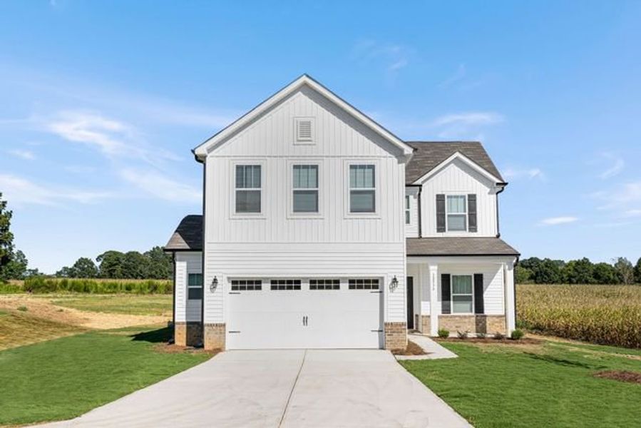 Representative exterior photo of a completed home built from the Reeves by True Homes in Morrow Brook, Albemarle, NC (Image 2).