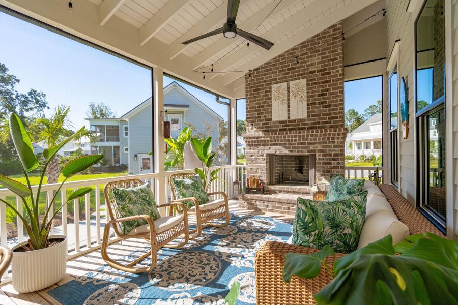 Furnished interior view inside a new home in , Mount Pleasant (Image 78).