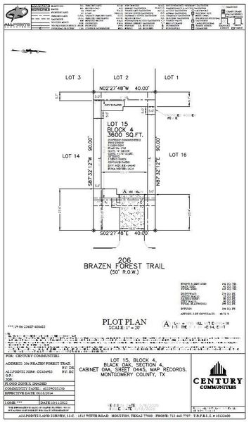 2D floor plan layout of this home in Lakes at Black Oak, Magnolia, TX (Image 2).