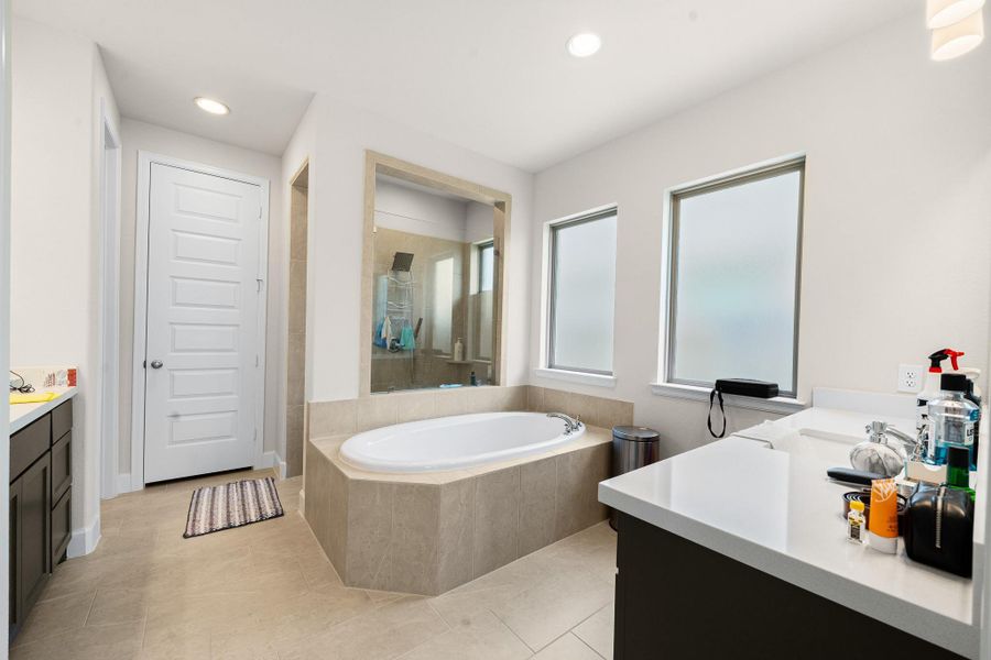 Furnished interior view inside a new home in Marvida, Cypress (Image 27).