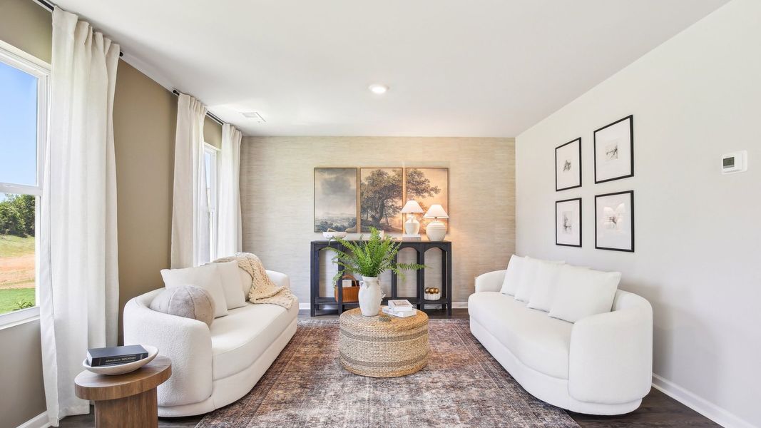 Furnished interior view inside a new home in Parkside Point, Portland (Image 11).