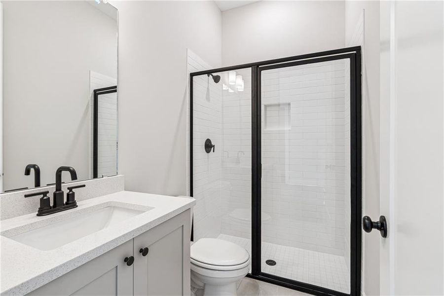 Furnished interior view inside a new home in Settingdown Farms, Cumming (Image 8).