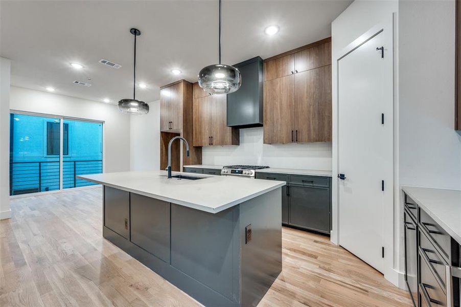 Furnished interior view inside a new home in , Dallas (Image 4).