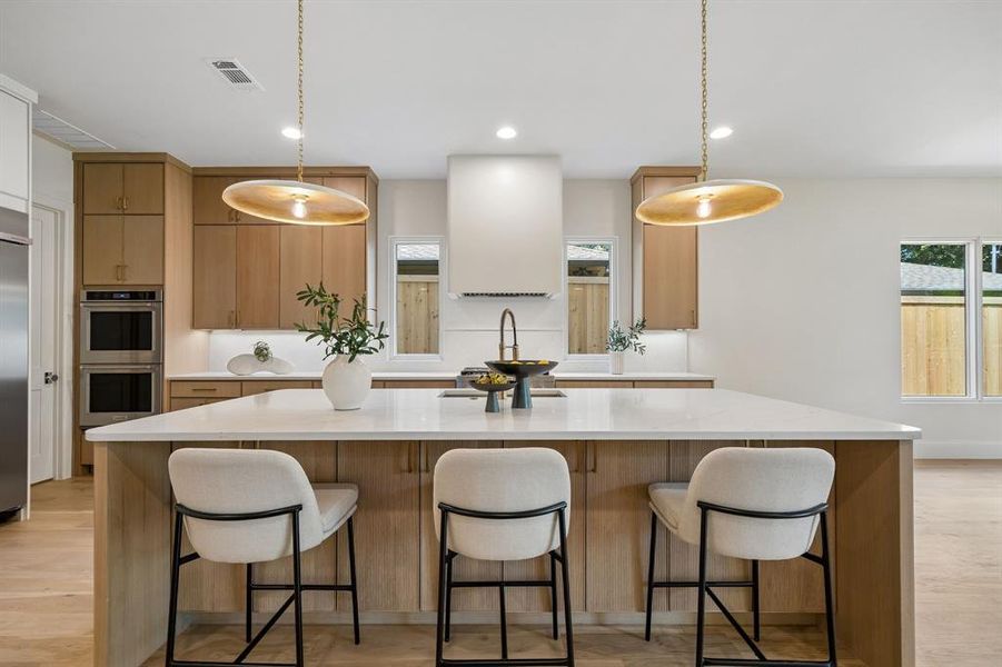 Furnished interior view inside a new home in , Dallas (Image 31).