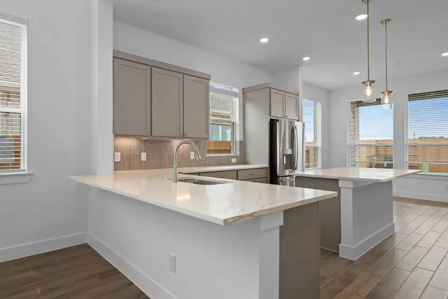 Furnished interior view inside a new home in Wood Leaf Reserve, Tomball (Image 6).