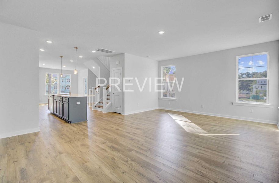 Spacious, unfurnished interior of a new home in , Johns Island (Image 24).