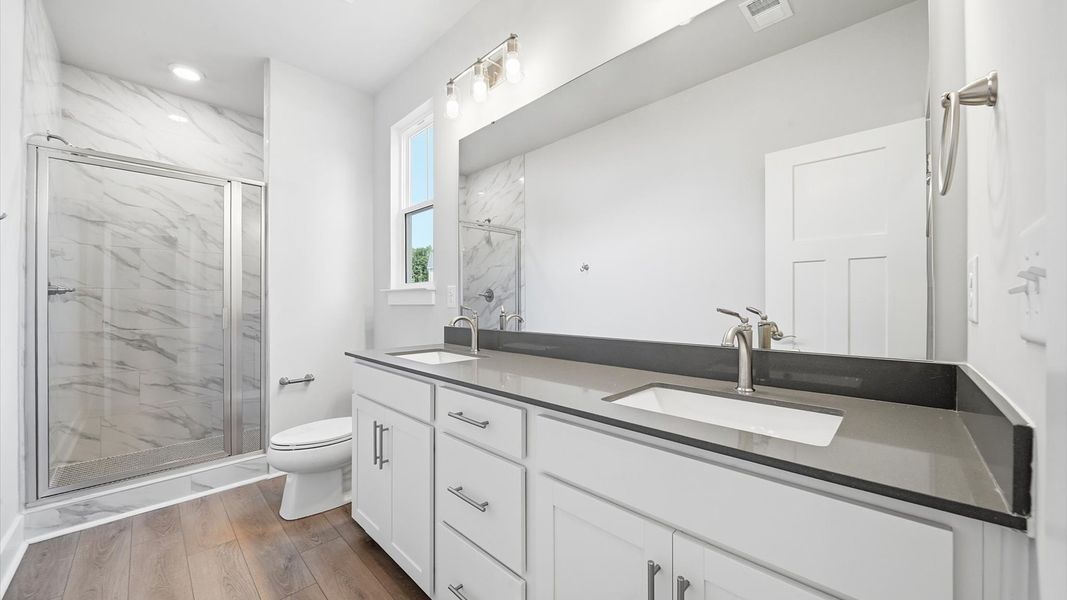 Furnished interior view inside a new home in Creeks at Midway, Anderson (Image 18).