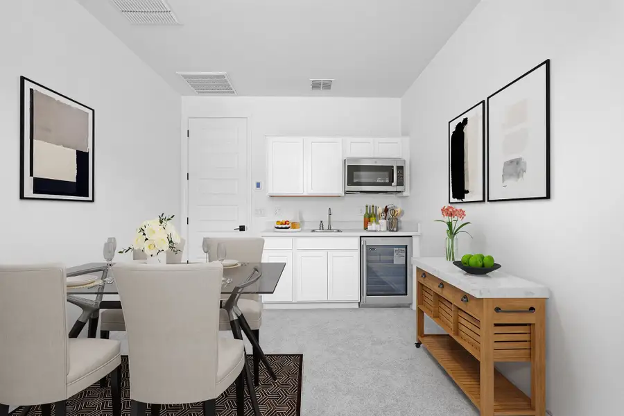 Furnished interior view inside a new home in Artisan at Asante Discovery Collection, Surprise (Image 6). Furnished interior view inside a new home in Artisan at Asante Discovery Collection, Surprise (Image 6).