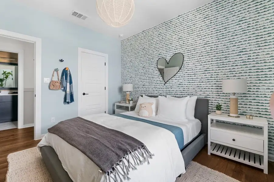 Furnished interior view inside a new home in Arbor Collection at Heritage, Dripping Springs (Image 28).