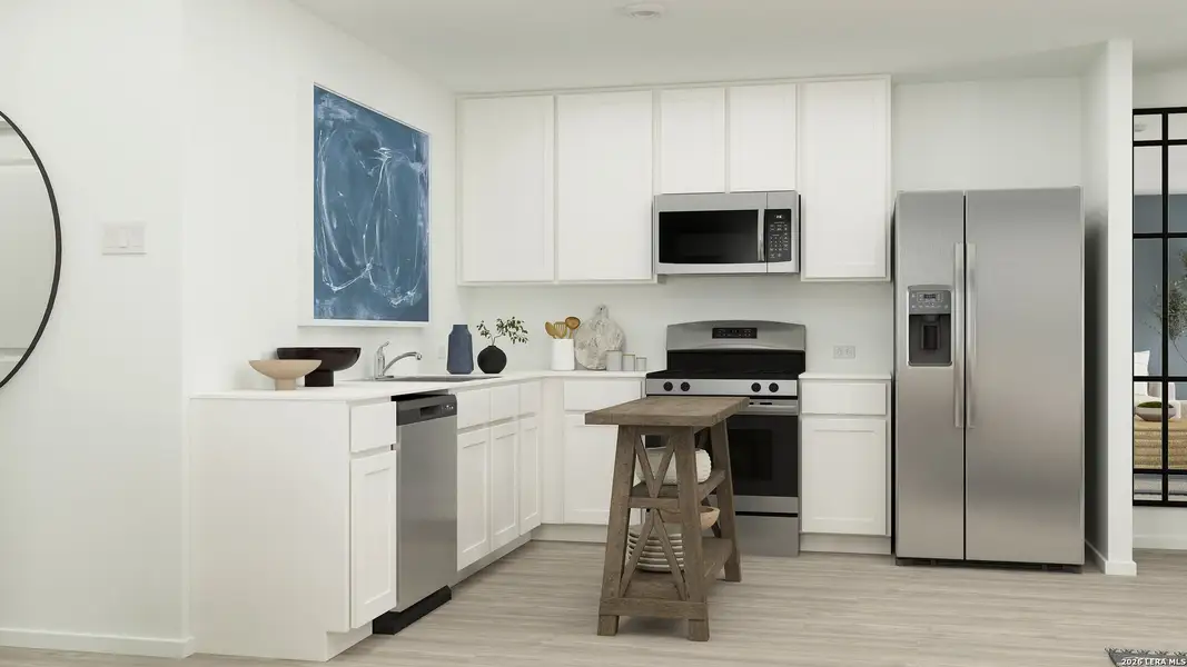 Furnished interior view inside a new home in Brookmill, San Antonio (Image 9).