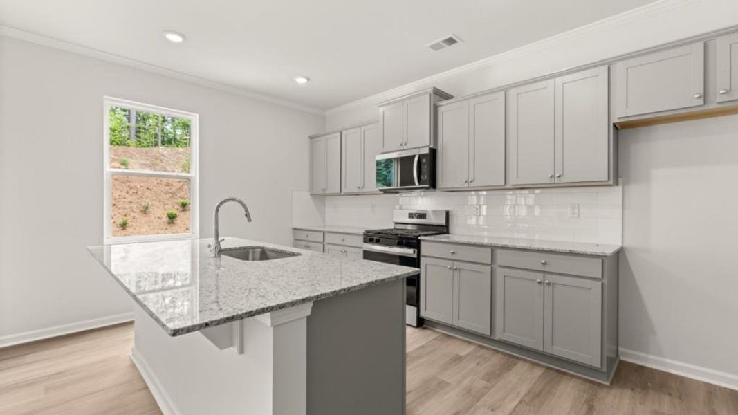 Furnished interior view inside a new home in Fairhaven, Lithia Springs (Image 13).
