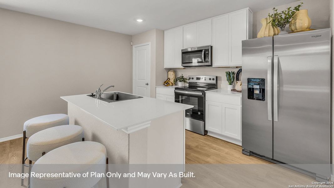 Furnished interior view inside a new home in Spring Valley, New Braunfels (Image 15).