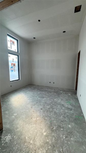 Upstairs bedroom with on suite bathroom.