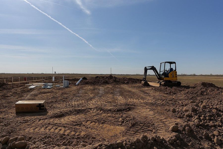 Site preparation for new homesites in Sanford Farms, Waller (Image 19).