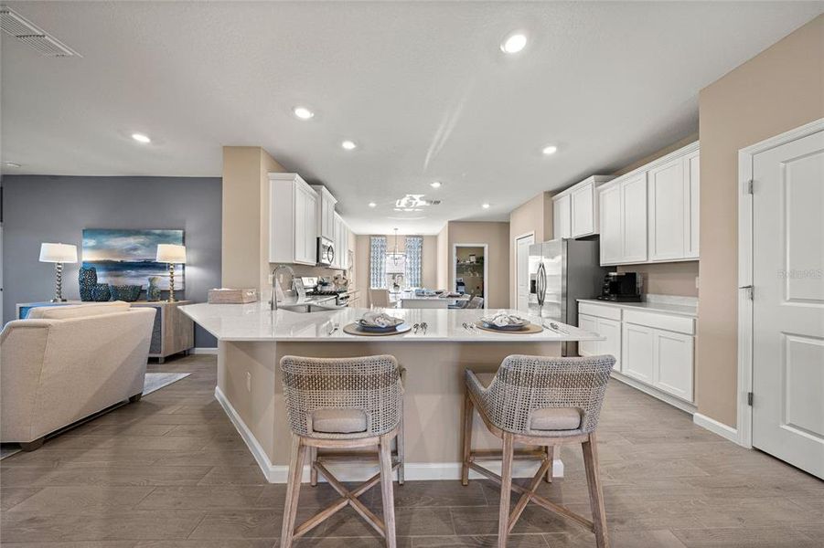 Furnished interior view inside a new home in Trailhead Landing: Trailhead Landing 60s, Alachua (Image 14).