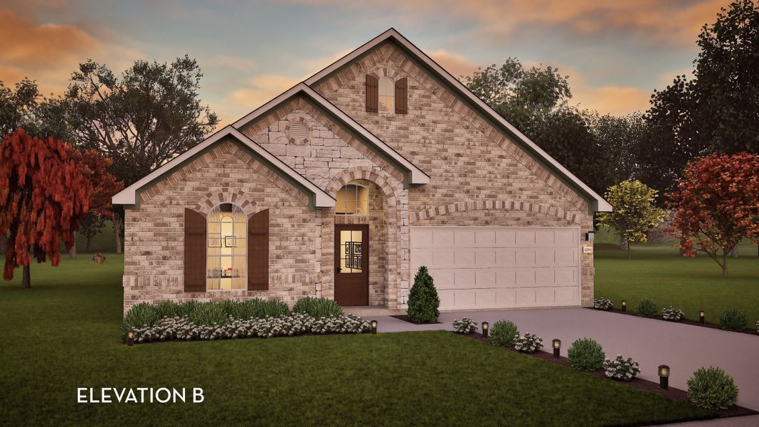 Representative exterior photo of a completed home built from the Glenwood by CastleRock Communities in Sunterra, Katy, TX (Image 2). Representative exterior photo of a completed home built from the Glenwood by CastleRock Communities in Sunterra, Katy, TX (Image 2).