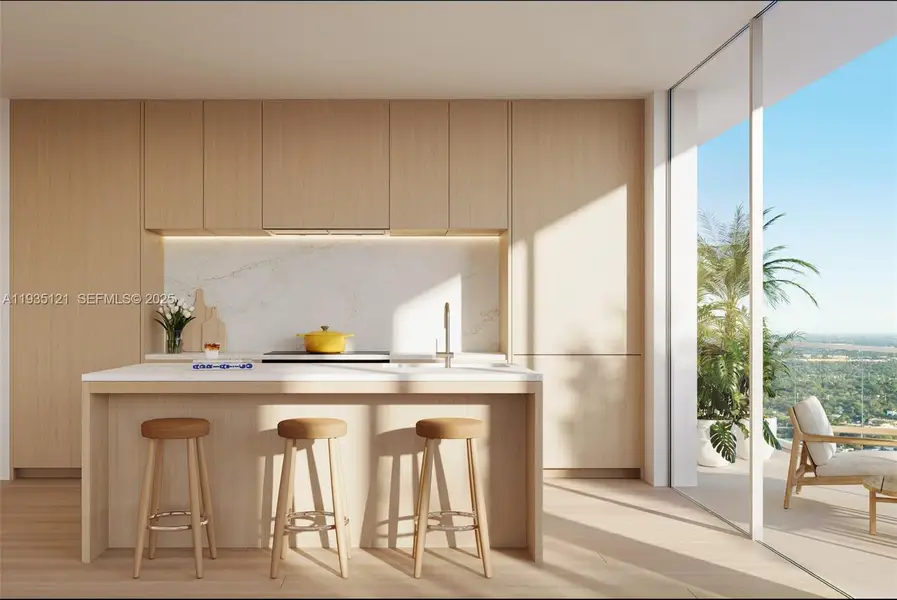 Furnished interior view inside a new home in Viceroy Residences Fort Lauderdale, Fort Lauderdale (Image 4).