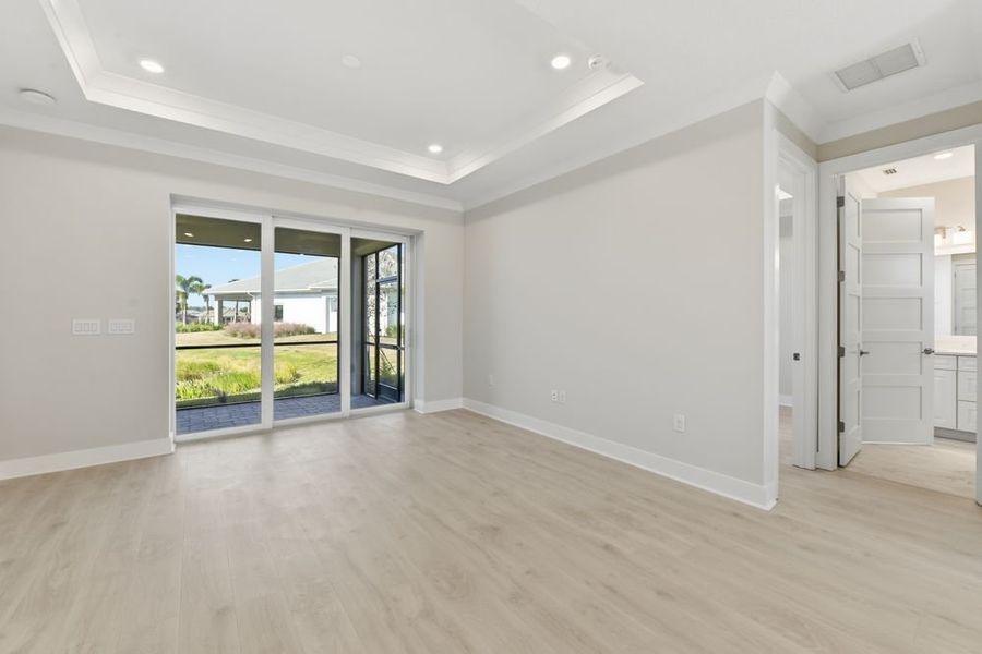 Spacious, unfurnished interior of a new home in Esplanade at Azario Lakewood Ranch, Bradenton (Image 11). Spacious, unfurnished interior of a new home in Esplanade at Azario Lakewood Ranch, Bradenton (Image 11).