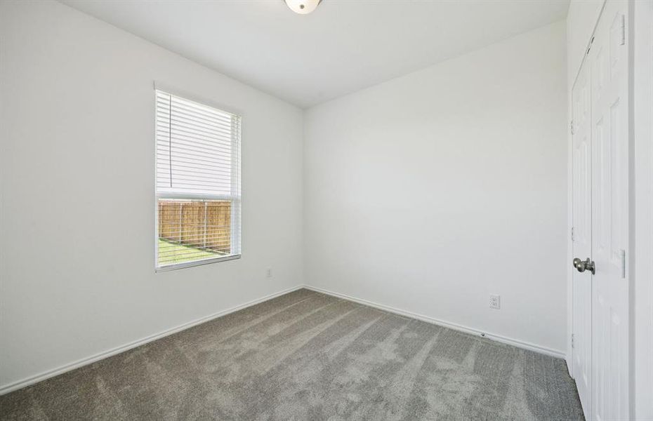 Spacious secondary bedroom