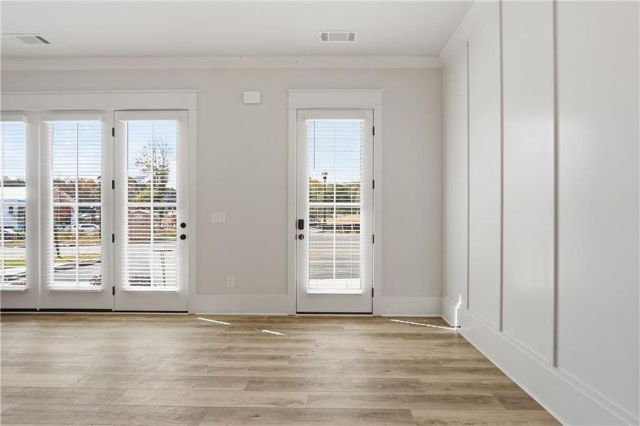 Spacious, unfurnished interior of a new home in , Braselton (Image 23). Spacious, unfurnished interior of a new home in , Braselton (Image 23).