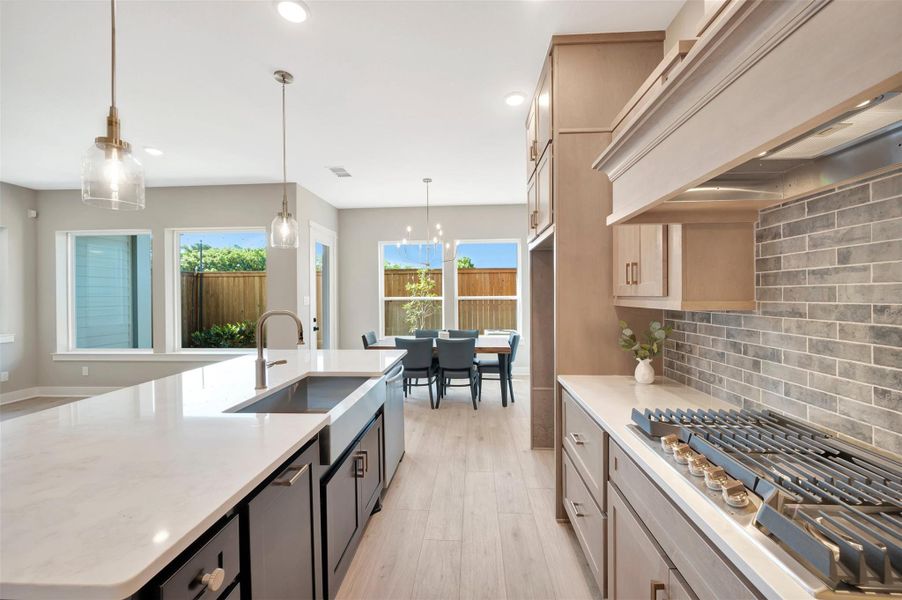 Furnished interior view inside a new home in Retreat at Oak Park, Houston (Image 8).