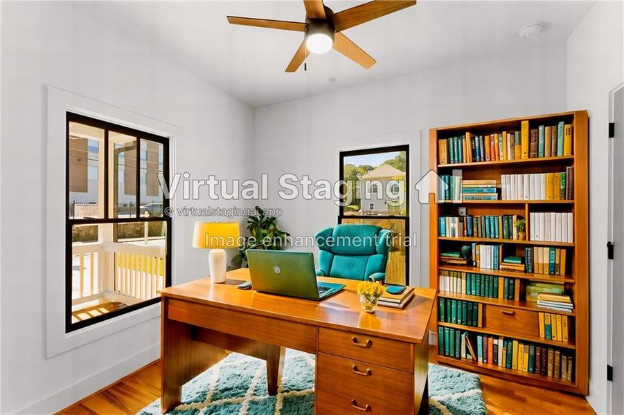 Furnished interior view inside a new home in , Atlanta (Image 17). Furnished interior view inside a new home in , Atlanta (Image 17).