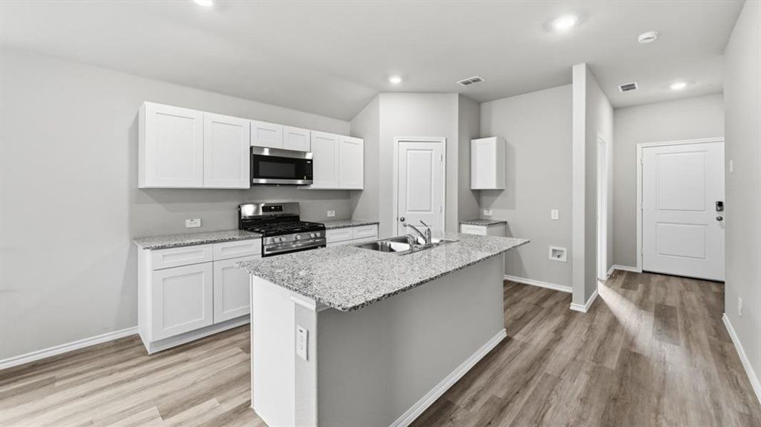 Furnished interior view inside a new home in Hickory Grove, Krum (Image 5).